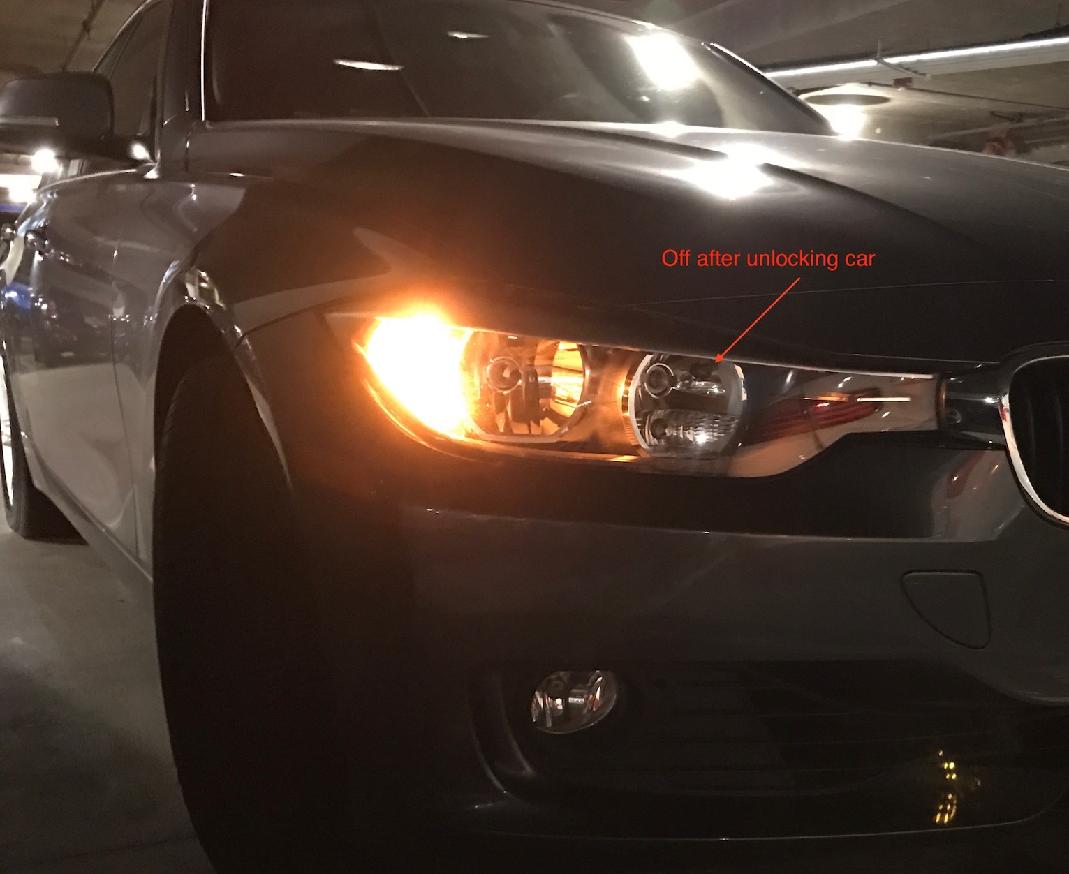 YANBIN Qbinbin Store Links/&RECHTS Rauchlinse hinten Bumper Reflektor Schwanzbremse Parking WARNUNG Hören Sie laufend licht fit für BMW F30 F31 F32 F33 3 4 Serie